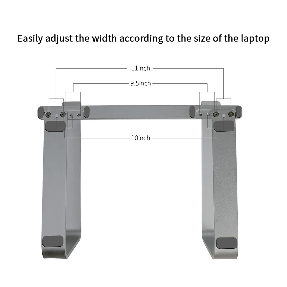 Wholesale  best custom portable ergonomic adjustable desktop aluminum dj laptop raise holder pc computer stand