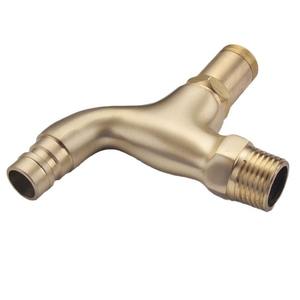 Grifo de Latón Bibcock de Apertura Rápida de 4 Puntos, Montado en Pared, Anticorrosión, Superficie Pulida - Product Image 1