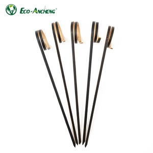 Brochetas de Bambú Natural Ecológicas Desechables para Cócteles, Aperitivos, Sándwiches, Comida para Llevar, <span class=keywords><strong>Tapas</strong></span>, Frutas, con Forma de Nudo y Corazón para Fiestas - Product Image 1