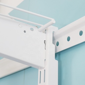 CLOSETMATE <span class=keywords><strong>Kit</strong></span> <span class=keywords><strong>de</strong></span> rangement <span class=keywords><strong>de</strong></span> placard DIY réglable et extensible, avec étagères ventilées en fil d'acier, systèmes d'organisation <span class=keywords><strong>de</strong></span> placard - Product Image 4