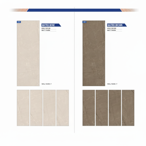 กระเบื้องปูพื้นพอร์ซเลนเซรามิกขนาด600x1200มม. ร่วมสมัยสำหรับตกแต่งบ้านสมัยใหม่พื้นผิวเต็มตัวเนื้อเดียวกันสำหรับการตกแต่งภายในห้อง - Product Image 1