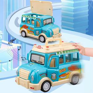 एडाट कास्ट मेटल पुल बैक क्लासिक कार ओपन डोर सुशी कार्टून एलॉय कार बच्चों के लिए संगीत लाइट के साथ - Product Image 4