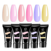 Polygel Scintillant Acrylique Soak Off UV LED pour Extension d'Ongles, Sans HEMA ni TPO, 48 Couleurs, Longue Durée, Anti-Jaunissement, Vente en Gros pour Salons, OEM