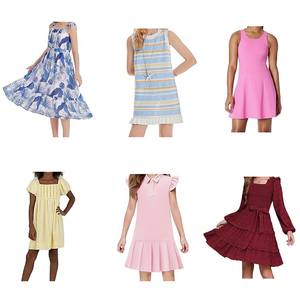 Liquidazione 2026: Vestito Estivo a Maniche Corte per Bambine 0-14 Anni, Set in Cotone Premium, Stock di Fabbrica in Eccesso - Product Image 1