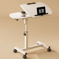 Table d'appoint réglable, pliable et extensible pour ordinateur portable, pour chambre, salon, salle à manger, bureau à domicile, école - Métal durable