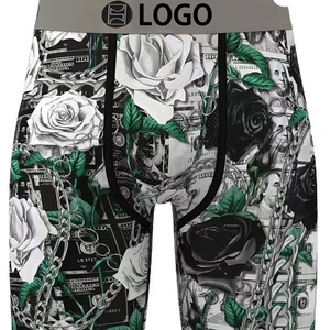 <span class=keywords><strong>Boxer</strong></span> Sportivi da Uomo di Marca Americana, Stampati, in Maglia, per Corsa e Fitness, <span class=keywords><strong>Gamba</strong></span> <span class=keywords><strong>Lunga</strong></span>, per Adulti - Product Image 4