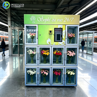 Distributeur automatique de fleurs haute performance pour les quartiers commerciaux