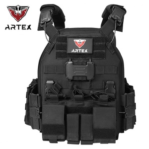 Chaleco Táctico Molle para Entrenamiento al Aire Libre, Nailon 1000D, Ligero, con Liberación Rápida, Portaplacas Impermeable - Product Image 1