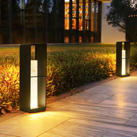 Lámpara de jardín impermeable para exteriores, con energía Solar, paisaje, terraza, Villa, lámpara de pie, batería, Lámpara decorativa de ambiente