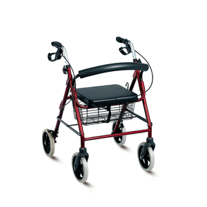 Ajustable plegable gente <span class=keywords><strong>vieja</strong></span> Rollator Walker con asiento y cesta <span class=keywords><strong>de</strong></span> <span class=keywords><strong>la</strong></span> compra - Product Image 5
