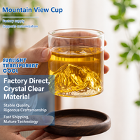 Vente en gros de tasses à thé en verre borosilicate de haute qualité, tasses à café créatives modernes minimalistes