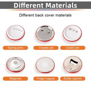 Venta al por mayor de fábrica: Materiales en bruto para insignias de botón de estaño vacías de tamaño personalizado - Product Image 6