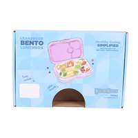 Boîte d'expédition en carton ondulé pliable, écologique, recyclable, avec lamination mate, logo imprimé, type dossier, pour boîtes à lunch