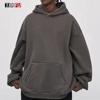 Fabricants de vêtements Sweat à capuche personnalisé Vêtements de créateurs de haute qualité Sweats à capuche baggy à épaules tombantes pour hommes