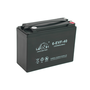 Batterie GEL AGM LEOCH 12V 40Ah 6-EVF-40 à décharge profonde sans entretien pour trottinette <span class=keywords><strong>électrique</strong></span>, vélo <span class=keywords><strong>électrique</strong></span>, énergie solaire, onduleur 223x92.5x170mm - Product Image 1