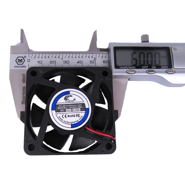 Factory Customized 30mm-120mm Brushless 12v Dc Motor 60mm 60X60X15 Cooling Fan With Low Price