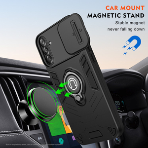 Funda Protectora Antigolpes con Anillo Magnético y Protección de Cámara Deslizante para Samsung Galaxy A08 <span class=keywords><strong>A18</strong></span>, Lista para Enviar - Product Image 4