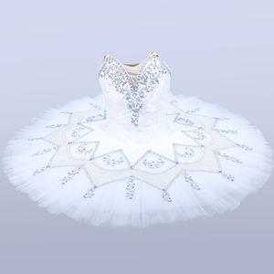 T0447 Trajes de Ballet Personalizados de Alta Calidad, Tutú Profesional de Reina de las Nieves Blanca en el Ballet El Cascanueces - Product Image 1