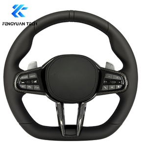 Volant en fibre de carbone avec palettes de changement de vitesse pour <span class=keywords><strong>Toyota</strong></span> <span class=keywords><strong>Supra</strong></span> A90/a91 GR F10 Mk5 <span class=keywords><strong>Mk4</strong></span> G8X 2019 2020 2021 2022 2023 2024 2025 - Product Image 2