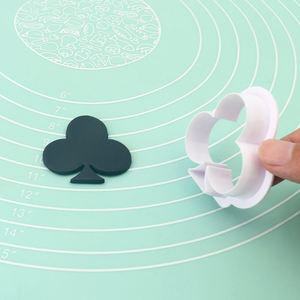 Nuevo Juego de 4 Utensilios para Repostería con Diseño de Dados de Póker, Moldeado por Inyección, para Azúcar, Galletas y Repostería, Modelo Personalizable THM039 OPP - Product Image 5