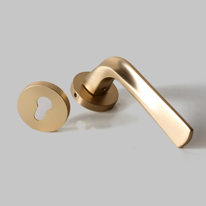 Manijas Modernas de Alta Calidad para Puertas y Ventanas, de Aleación de Zinc, para Dormitorios, Estilo Europeo de Lujo - Product Image 1
