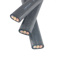 Câble de pompe submersible flexible pour puits profond, conducteur en cuivre, isolation en PVC, à prix abordable