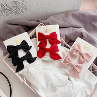2024 2 pièces/ensembles Simple doux arc épingles à cheveux pour bébé filles Ins coréen mignon fleur arc pince à cheveux bébé fille cheveux accessoires