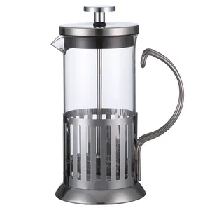 Bestseller Fashion Style 304 Edelstahl Tee Make Teekanne Glas Metall French Press