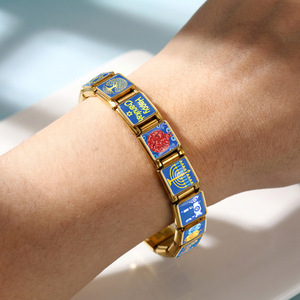 Ciondoli all'ingrosso in acciaio inossidabile con stella di David e Menorah, a tema ebraico e giudaico, per gioielli religiosi fai da te, ideali per la festa di Hanukkah. - Product Image 2