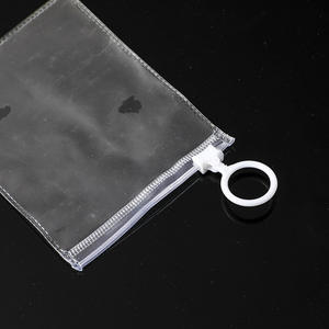 Alta calidad nuevo color transparente Pvc ropa reciclada claro logotipo personalizado Poly mate plástico cremallera bolsas para Bikini - Product Image 4