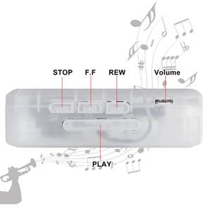 Reproductor de casetes portátil transparente, convertidor de cinta USB, altavoz incorporado, conector para auriculares, fuente de alimentación de 2 vías para el hogar y viajes - Product Image 3