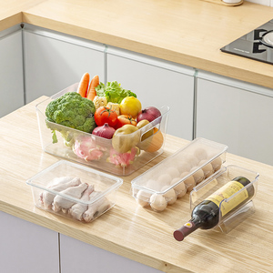 Comptoirs de cuisine empilable casier à vin en plastique organisateur de stockage vin eau <span class=keywords><strong>porte</strong></span>-<span class=keywords><strong>bouteille</strong></span> réfrigérateur support de stockage de vin - Product Image 4