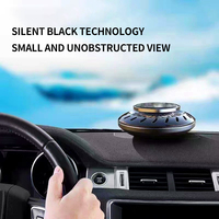 Diffuseur d'air solaire en métal pour voiture avec éclairage d'ambiance et parfum longue durée, aromathérapie écologique pour l'intérieur de la voiture