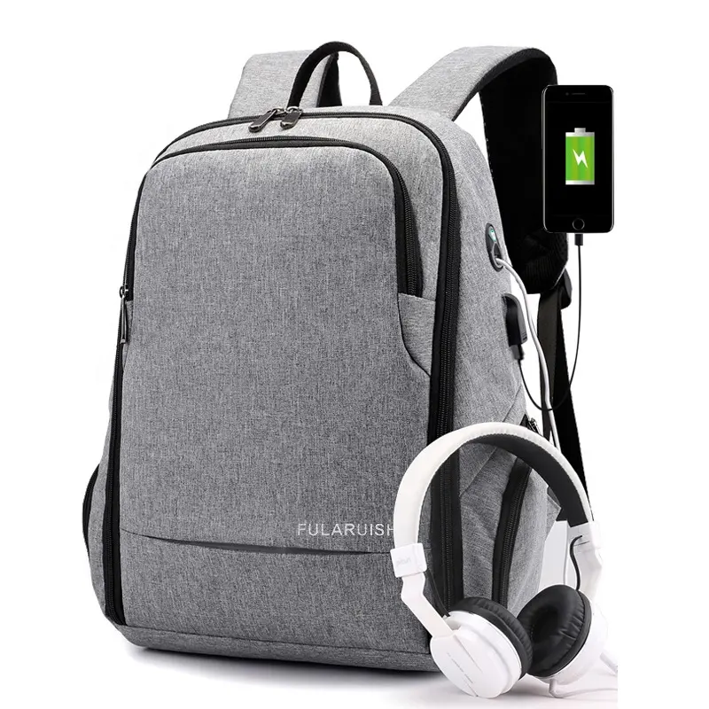 Kinh Doanh không thấm nước du lịch thông minh bagpack Túi máy tính xách tay trở lại gói ba lô với USB sạc cổng