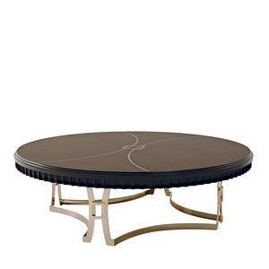 Factory OEM / ODM Coffee <strong>Tables</strong> High Quality Metal Leg Wooden Top Round Coffee <strong>Table</strong> Modern Home Furniture <strong>Set</strong> <strong>Living</strong> <strong>Room</strong> <strong>Table</strong> - Product Image 1