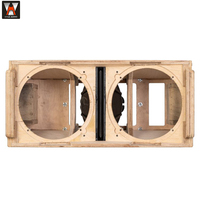 Speaker profesional, lemari Speaker kosong profesional 2 Way Array ganda 10 inci pasif V20