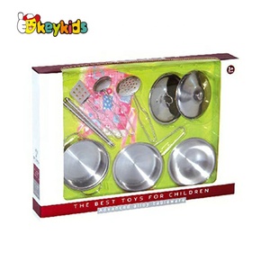 Ensemble de casseroles jouets pour enfants, en acier inoxydable, personnalisable, 11 pièces, M03A018 - Product Image 4