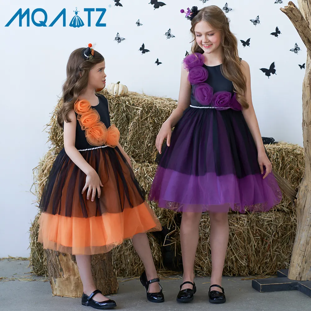 فستان للأطفال وصل حديثًا من MQATZ فستان تنكري للفتيات الصغيرات فستان حفلات للكرنفال