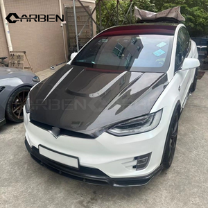 Cofano Anteriore in Fibra di Carbonio, Kit di Aggiornamento e Sostituzione del Coprimotore per <span class=keywords><strong>Tesla</strong></span> <span class=keywords><strong>Model</strong></span> X - Product Image 4