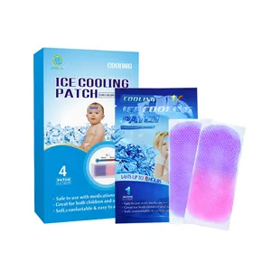 New products Herbal Mint Cooling Gel Pad Baby Fever Reducing Cool Patch