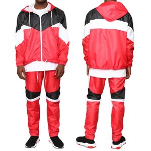 Survêtement de sport décontracté en gros pour hommes, coupe ajustée, 100 % nylon, coupe-vent, idéal pour le jogging - Product Image 3