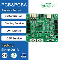 Carte PCBA d'onduleur à énergie verte 12V/48V personnalisée ODM pour l'électronique intelligente, convertisseur DC-AC, assemblage de PCB, largeur de ligne haute TG 0,075 mm pour