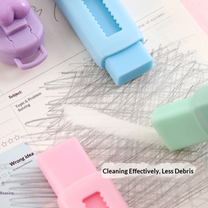 Borrador Retráctil de TPR No Tóxico con Diseño de Lazo de Dibujos Animados, No Deja Marcas, Bonito Borrador Creativo de Empujar y Tirar para Escuela Primaria - Product Image 4