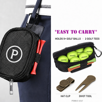 Pochette d'accessoires de golf PRIMUS GOLF en polyester durable, mousqueton pivotant, service ODM personnalisé pour pochette d'accessoires de golf