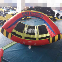 Tube gonflable remorquable volant en gros jouets de sport nautique max 3 cavaliers tube remorquable 3 personnes engrenage tube remorquable à vendre