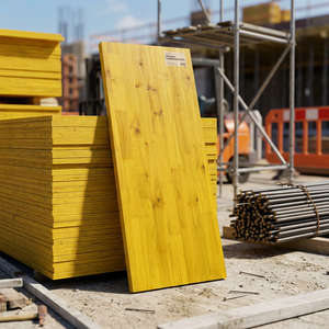 Panel <span class=keywords><strong>de</strong></span> <span class=keywords><strong>Encofrado</strong></span> <span class=keywords><strong>de</strong></span> 27 mm, Panel Triplex <span class=keywords><strong>de</strong></span> Concreto <span class=keywords><strong>de</strong></span> 3 Capas, Madera Contrachapada Amarilla para <span class=keywords><strong>Encofrado</strong></span> - Product Image 5