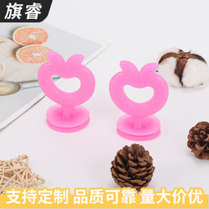 Pink Silicone Heart Cake Decor Reusable Valentine'S Day Dessert Ornament For Teens - Product Image 2