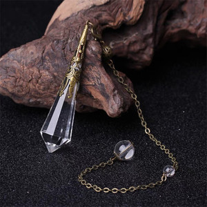 गर्म बिक्री के लिए प्राकृतिक क्रिस्टल भावना पेंडुलम 12 पहलू पॉलीहेड्रॉन पीलिंग तकनीक चीन मूल - Product Image 2