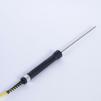 Durable Handheld Thermocouple Stainless Steel Temperature Probe 0.1C Resolution Replaceable Tip OEM ODM for Laboratory Use
