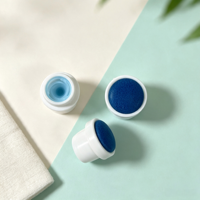 50 100ml HDPE flesjes met gebogen nek en sponsapplicator, knijpfles voor anti-muggenvloeistof, verpakking voor kalmerende oplossingen